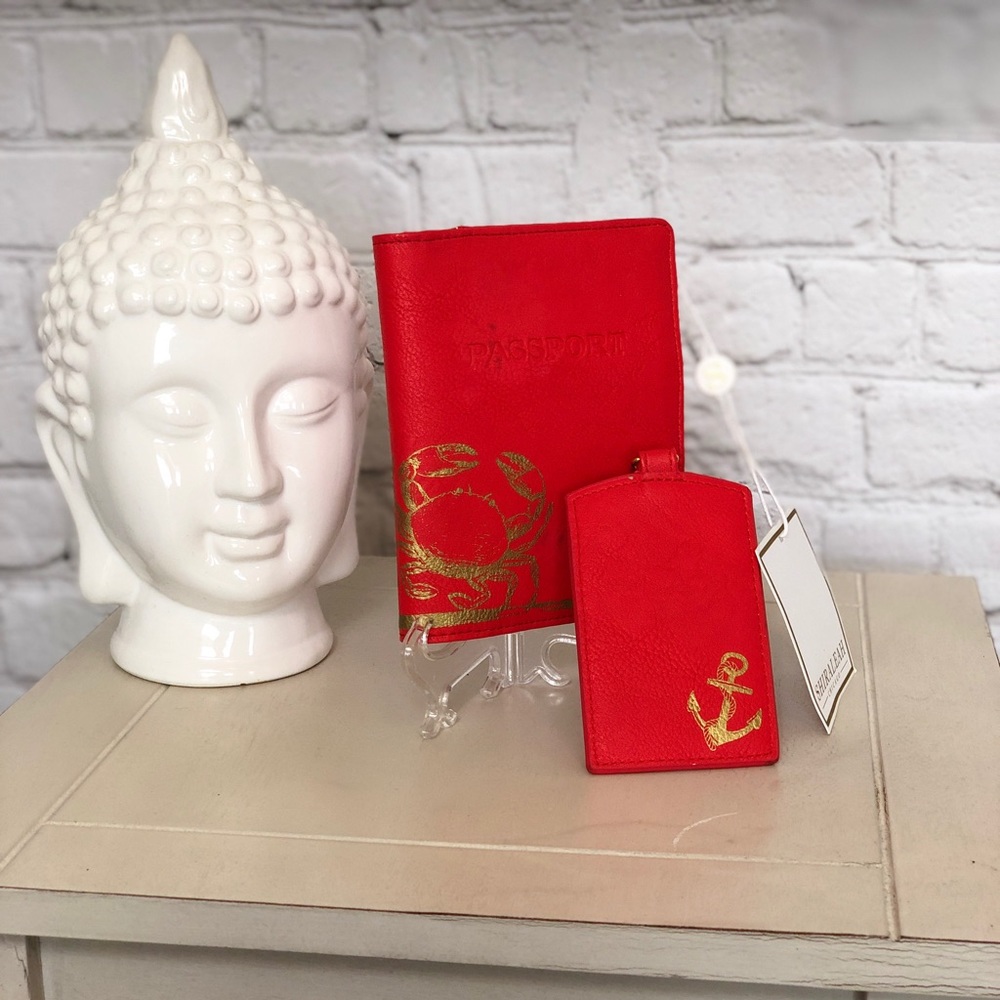 Shiraleah Vegan Passport case and luggage tag